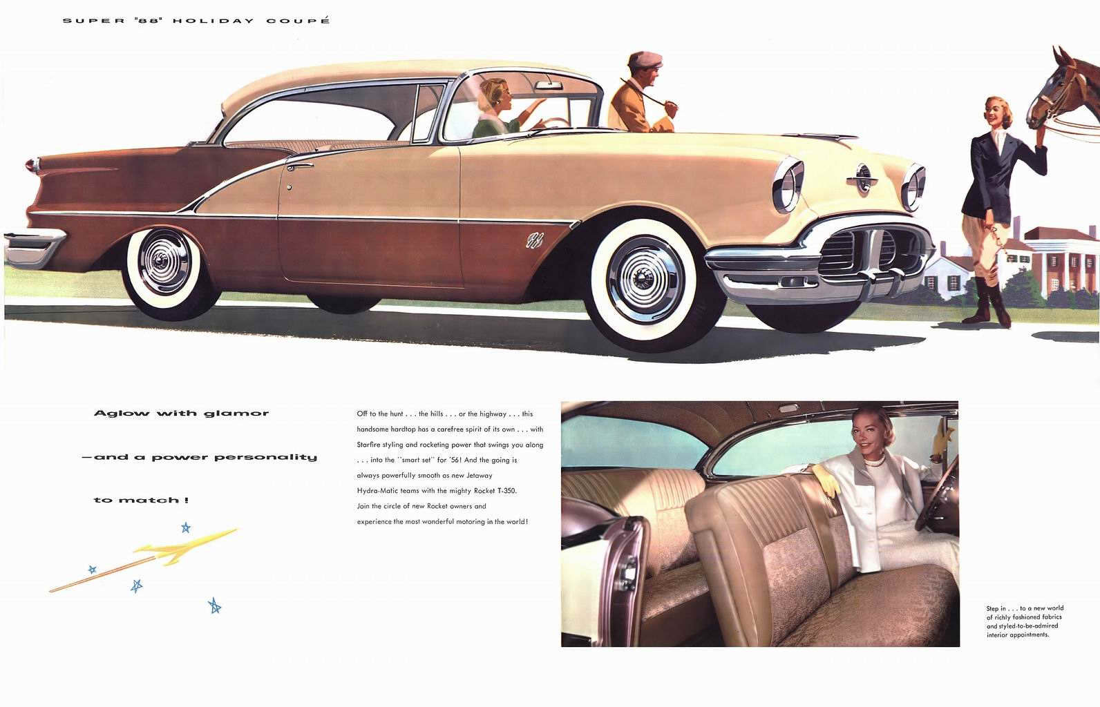 1956 Oldsmobile Motor Cars Brochure Page 12
